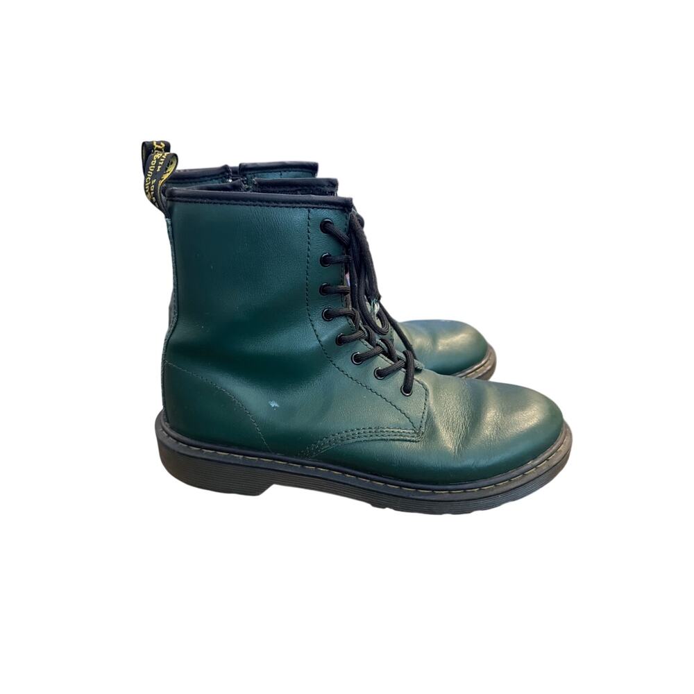 ⭐️ Unisex Dr Martens Delaney Green Combat Boots Size 6 (Men’s) Size 7 (Ladies)
